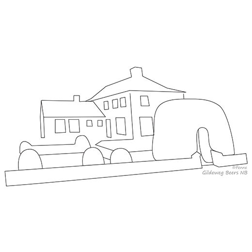 huistekening gildeweg portfolio